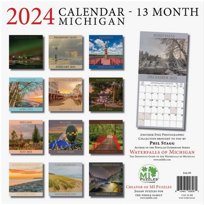 2024 Michigan Wall Calendar