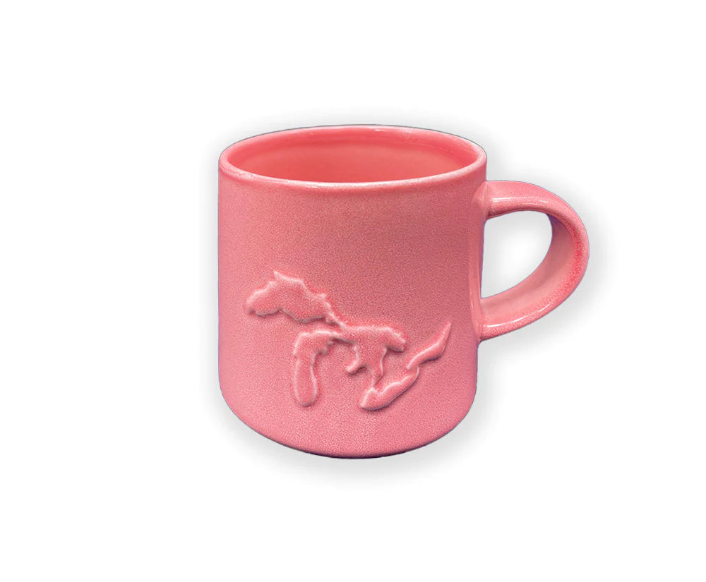 Great Lakes Ceramic Embossed Cup