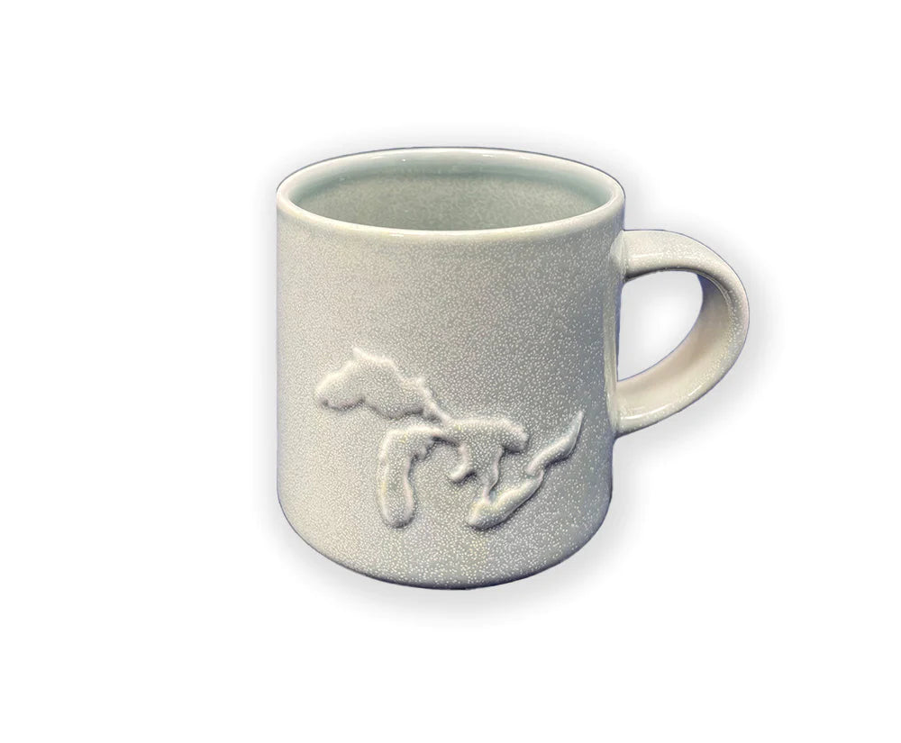 Great Lakes Ceramic Embossed Cup