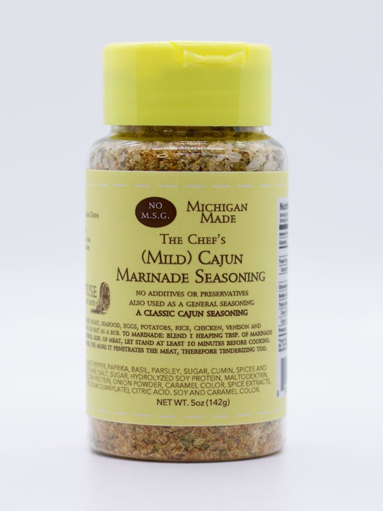 Mild Cajun Michigan Marinade Seasoning