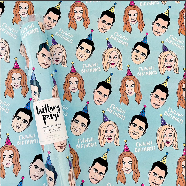 Schitts Creek Happy Birthday Wrapping Paper