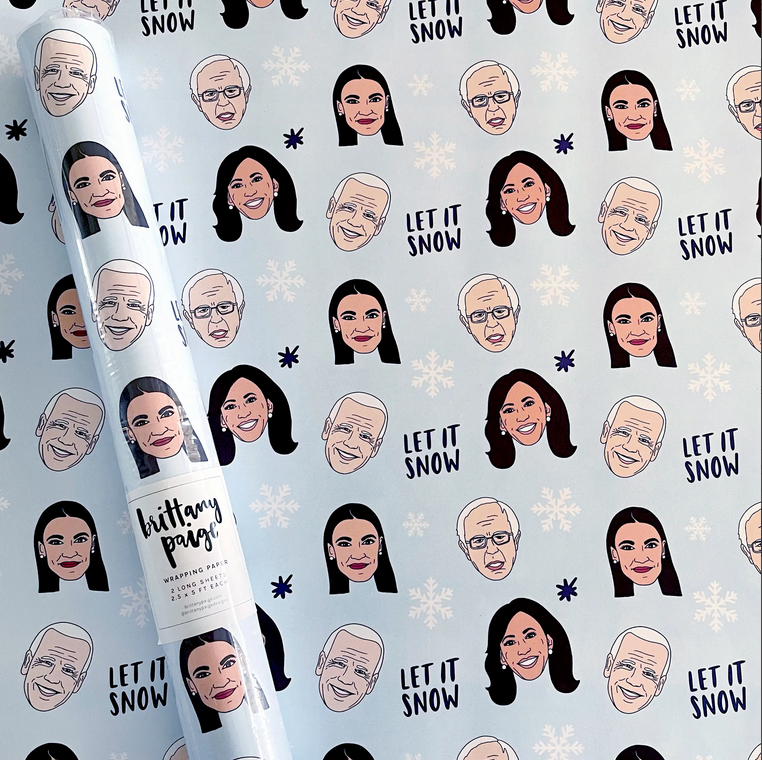 Liberal Snowflake Joe Biden Wrapping Paper