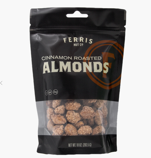 Cinnamon Roasted Almonds 10 oz.