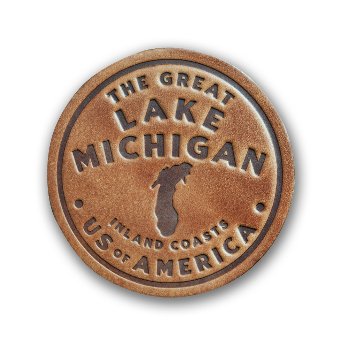 Asstd. Design Leather Coasters