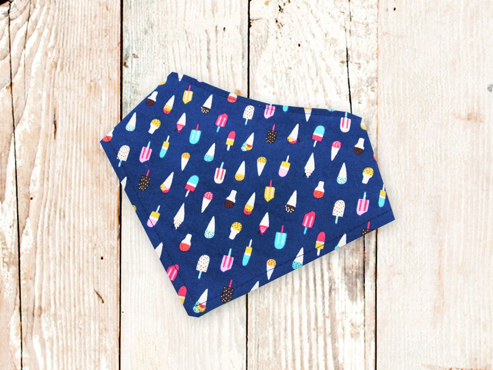 Puppy Ice Cream Doggy Bandana - Asstd Sizes