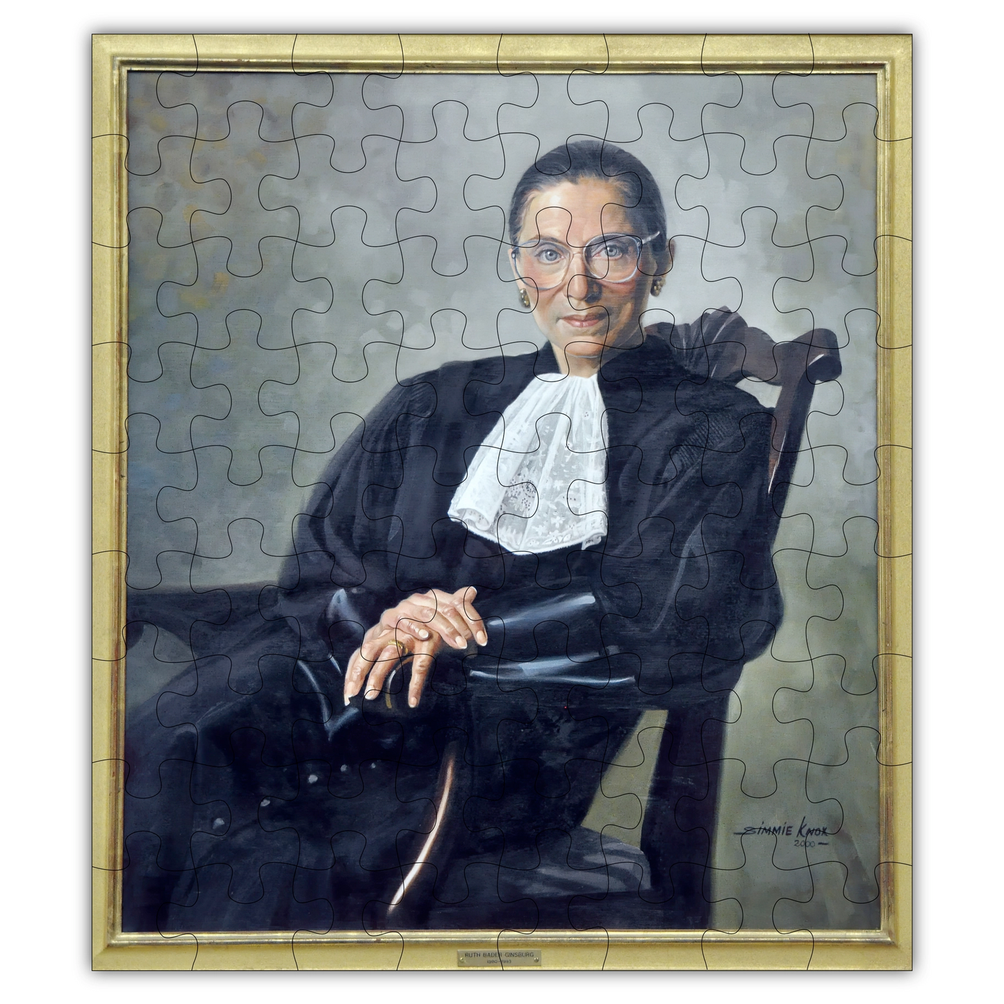 RBG Wooden Jigsaw Puzzle