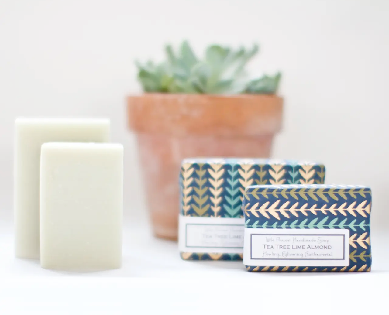 Tea Tree Lime Almond Handmade Soap