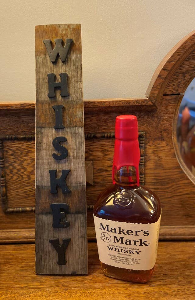 Whiskey Barrel Stave Home Sign- Various Designs