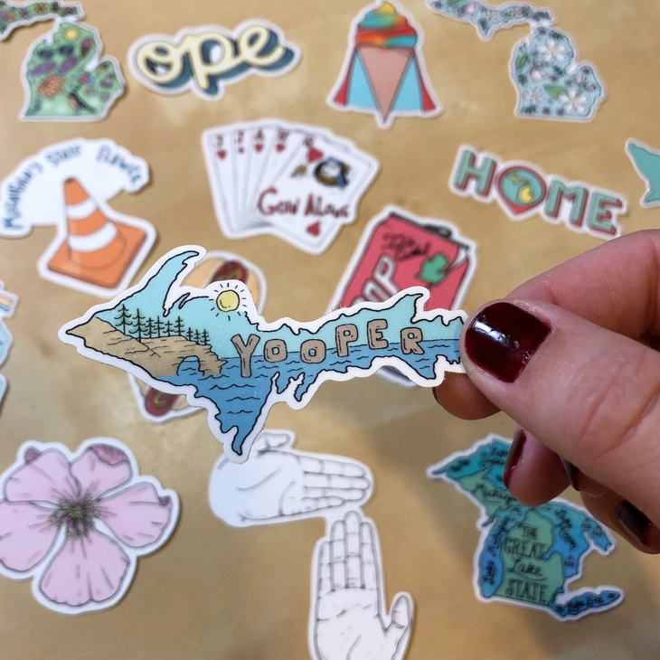 Yooper - Michigan Sticker
