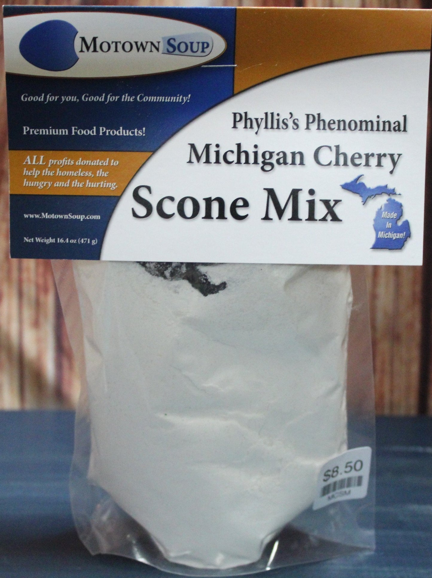 Motown Soups - Phyllis's Phenomenal Michigan Cherry Scone Mix
