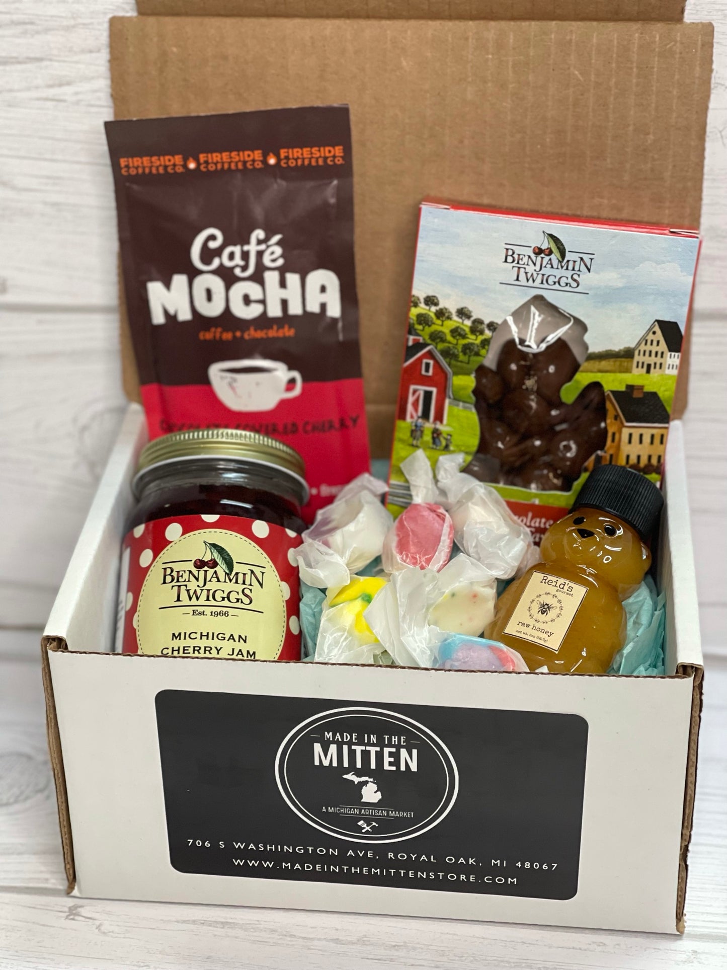 Made In Michigan Mini Cherry Gift Basket