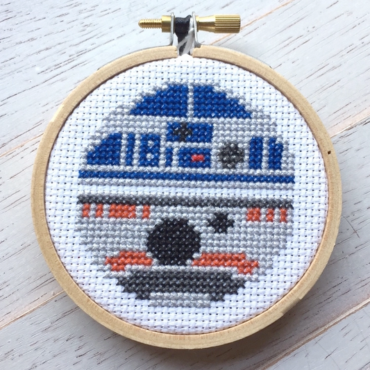 R2D2 BB8 Cross Stitch Kit