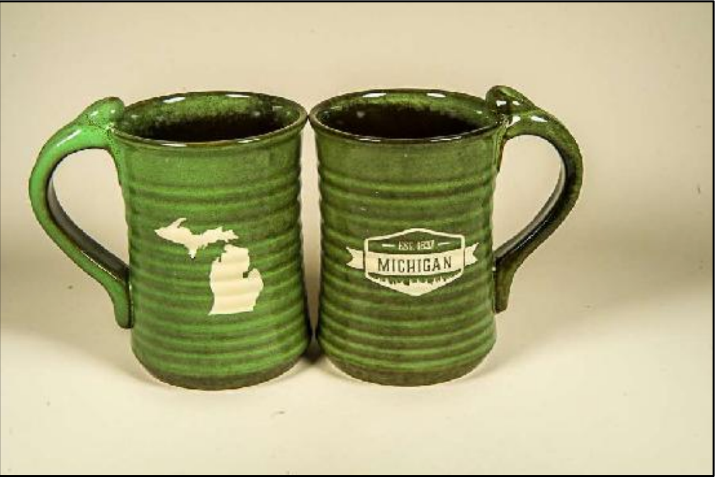 Michigan Ceramic Thrown EST 1817 Mug