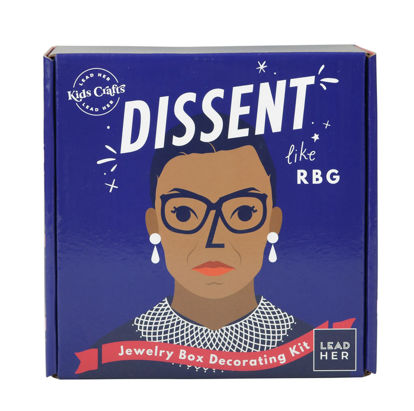 DISSENT like RBG: Jewelry Box Decorating Kit