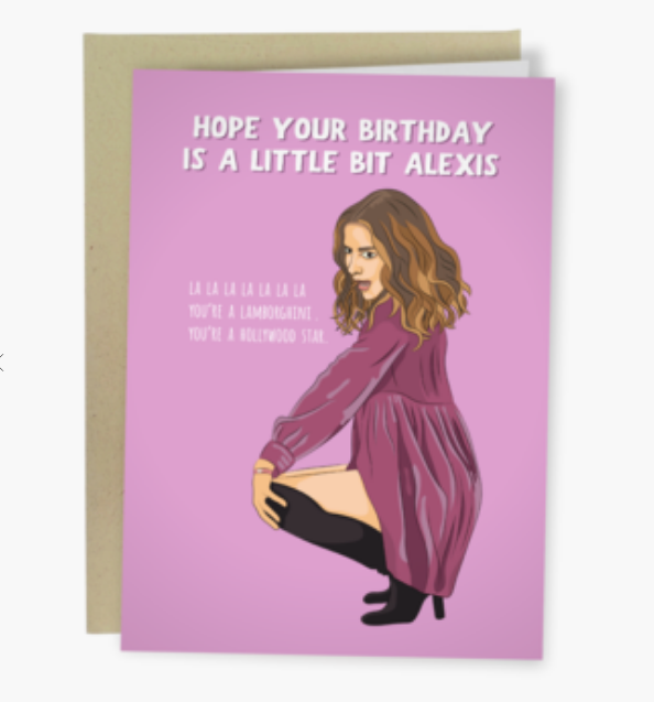 A Little Bit Alexis Greeting Card