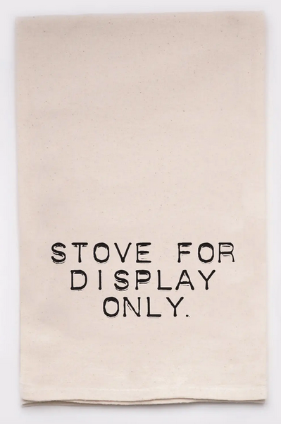 Stove, For Display Only - Funny Kitchen Towels Decorative Dish