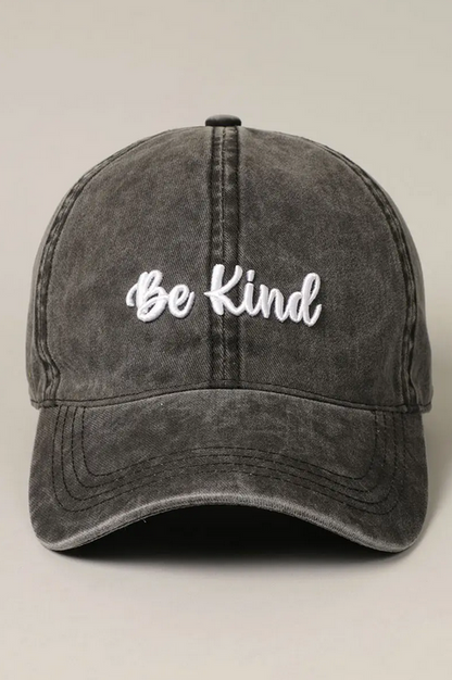 Be Kind Women's Embroidered Hat