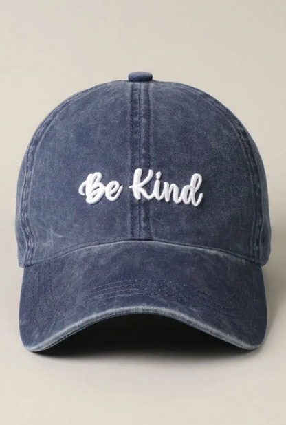 Be Kind Women's Embroidered Hat