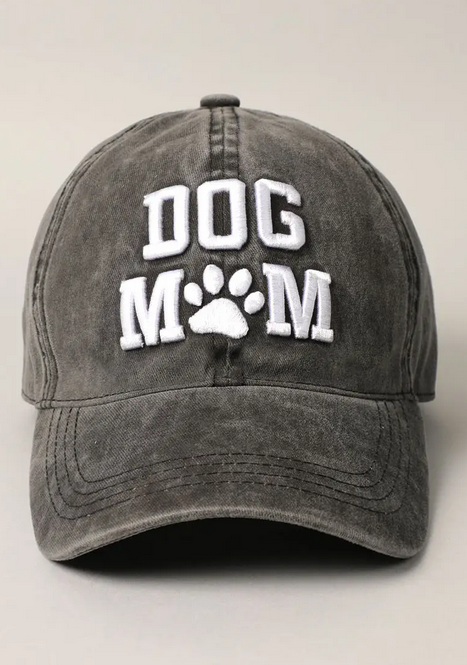 Dog Mom Women's Embroidered Hat