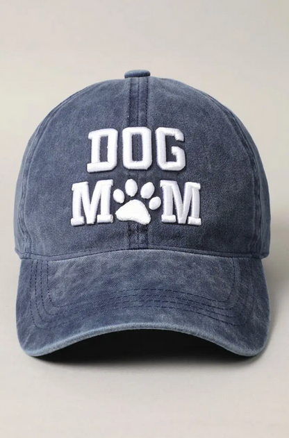 Dog Mom Women's Embroidered Hat
