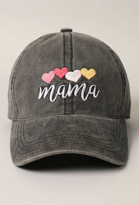 Mama Women's Embroidered Hat
