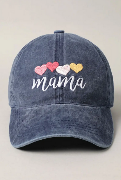 Mama Women's Embroidered Hat