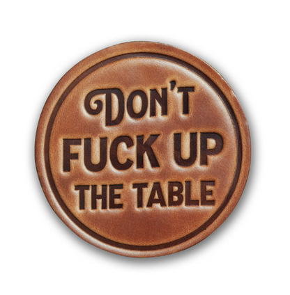 Asstd. Design Leather Coasters