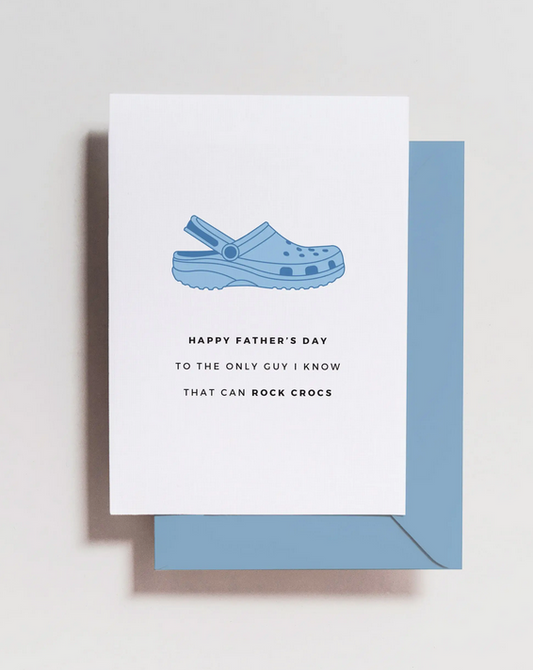 Crocs Father's Day Card