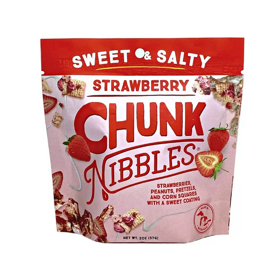 Chunk Nibbles Strawberry Made In Michigan Snack