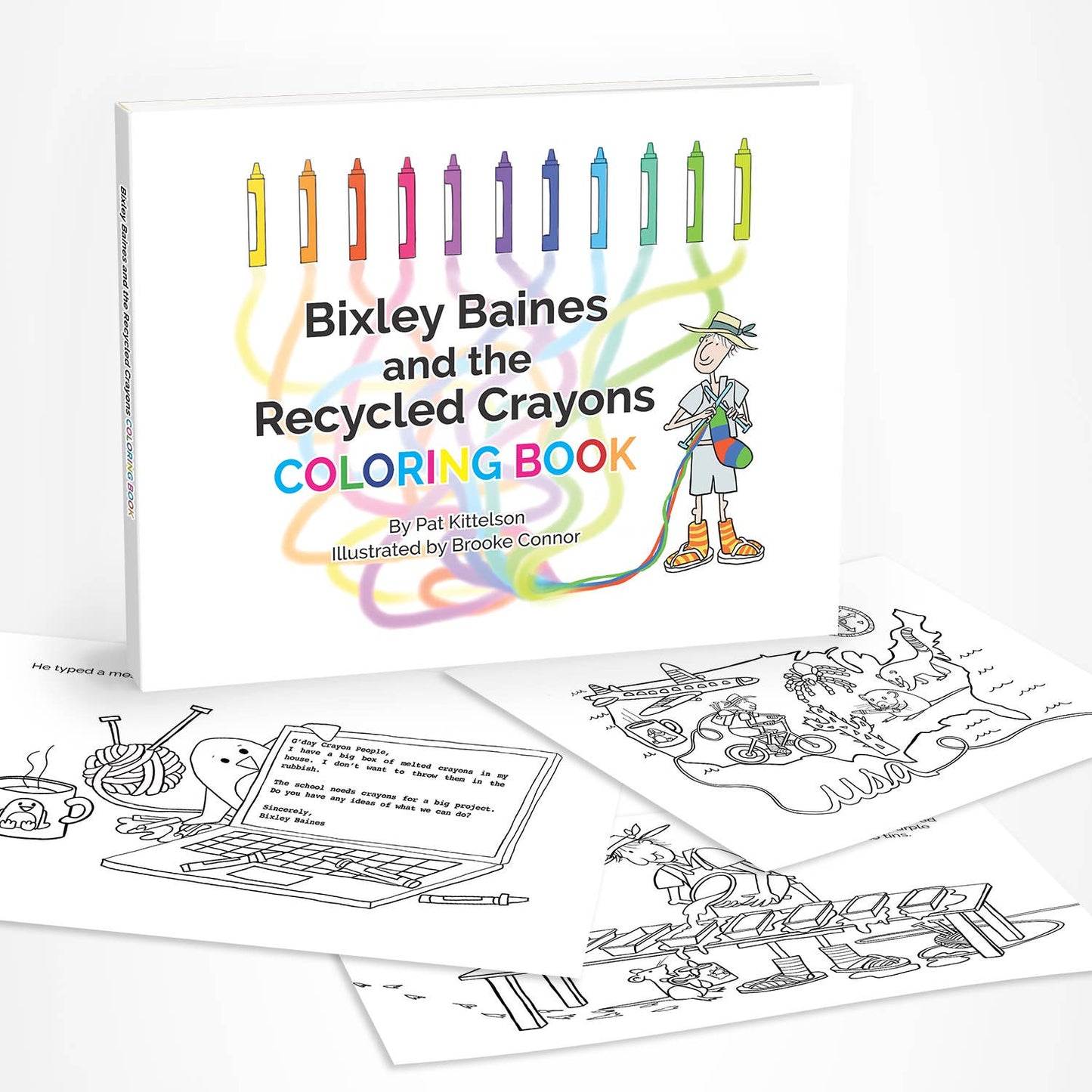 Bixley Baines and the Recycled Crayons Coloring Book