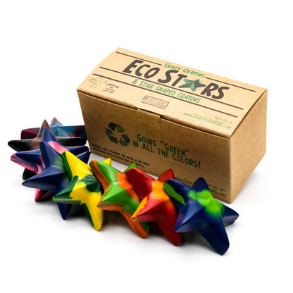 Eco Stars Crayon - Box of 8 - Made In USA