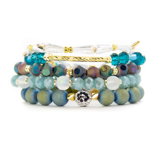 Malibu Leopard Bracelet Stack