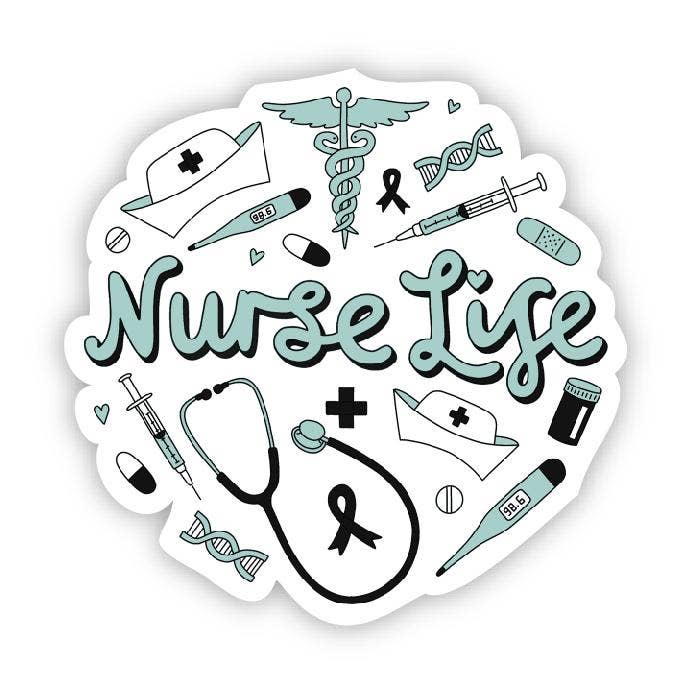 Nurse Life Sticker - Nurse Hero Sticker