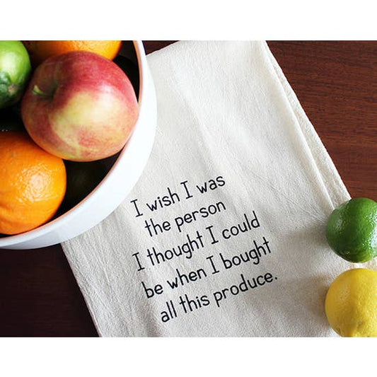 Produce Person Kitchen Tea Towel